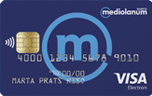 Tarjeta VISA Electron de Banco Mediolanum, tarjeta de debito visa electron, electron, tarjeta visa electron, tarjeta credito debito